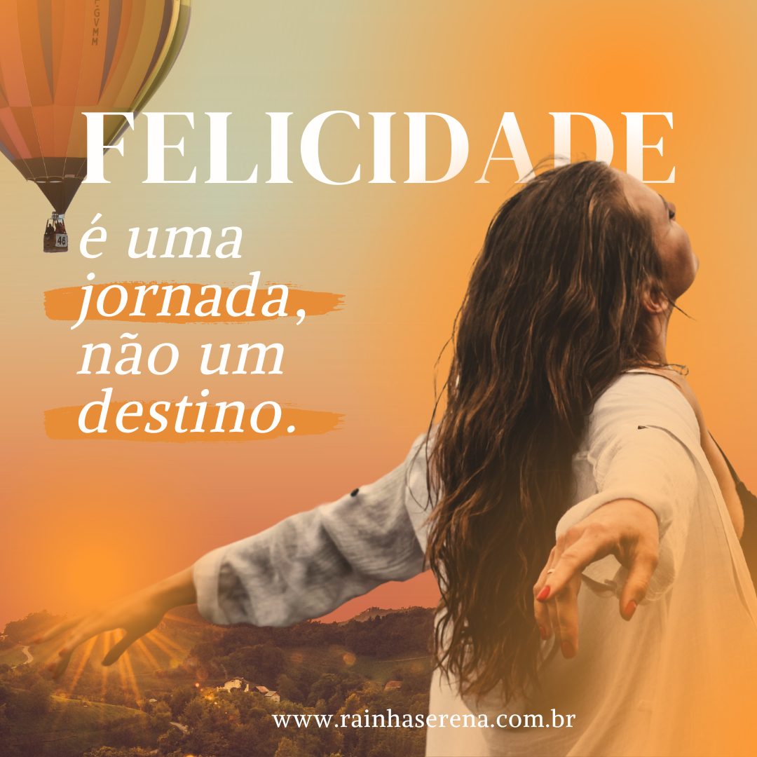 Post Instagram Felicidade Motivação Autocuidado Frase Inspiração